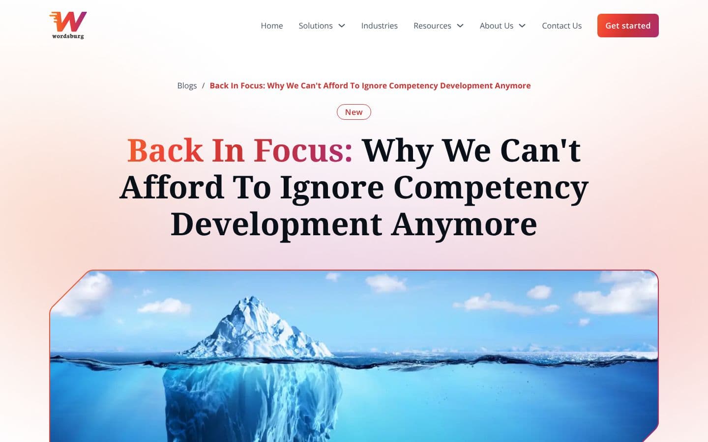 Article template · desktop